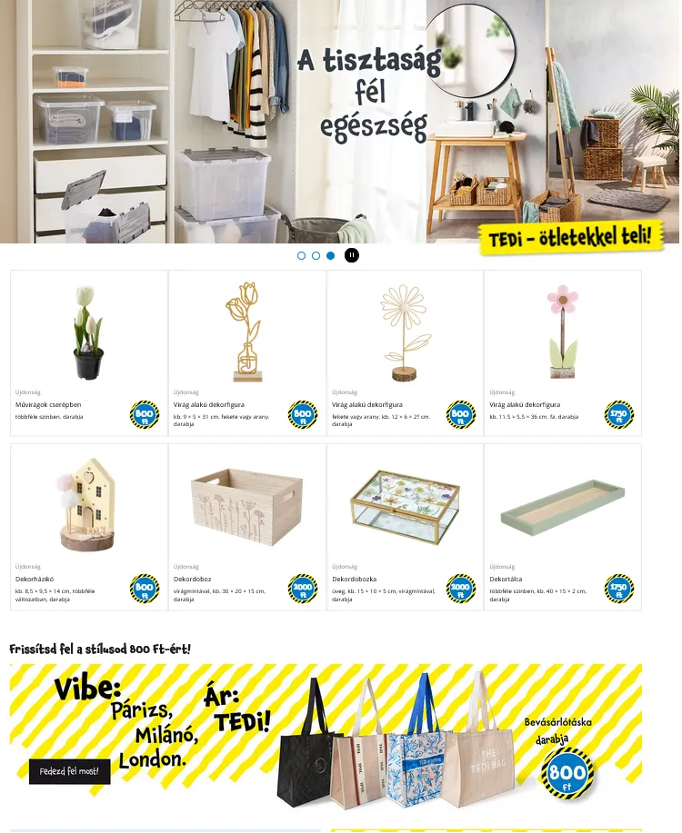 Katalógus Tedi április 9.-tól április 14.-ig 2026. - Oldal 1