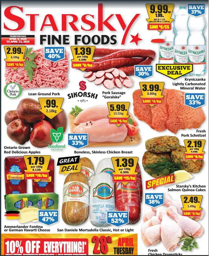Starsky Sales from April 9 to April 12 2026 - flyer page 1