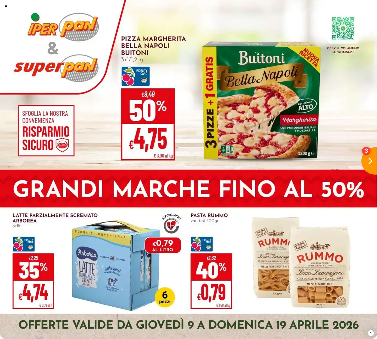 Volantini Pan da 9 aprile a 19 aprile di 2026 - Pagina del volantino 1