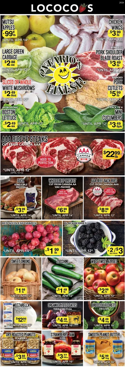 Lococo’s Sales from April 10 to April 12 2026 - flyer page 1