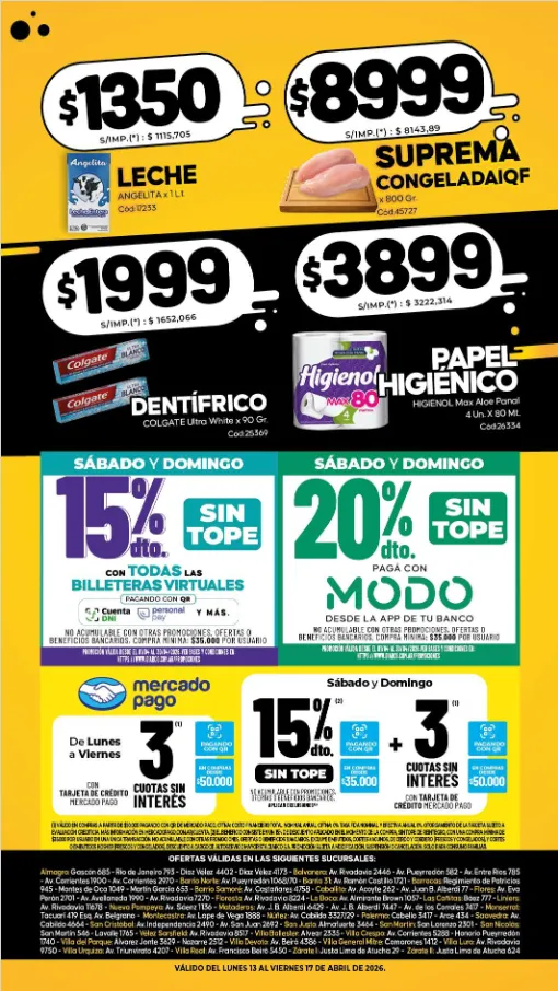 Ofertas de Diarco Ofertas 13 de abril al 17 de abril 2026 - Página 2 del catálogo
