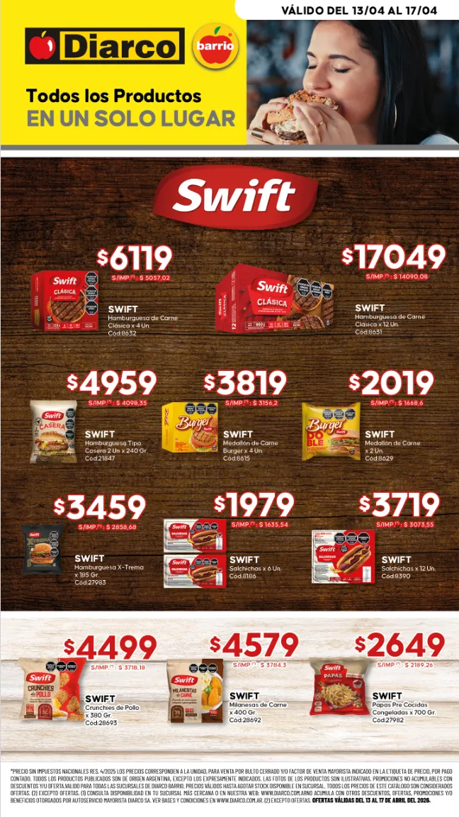 Ofertas de Diarco Ofertas 13 de abril al 17 de abril 2026 - Página 1 del catálogo