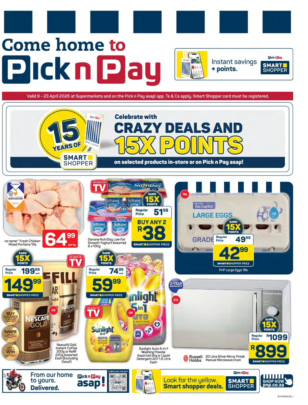 Pick n Pay Sales from 9 April to 23 April 2026 - Catalogue Page 1