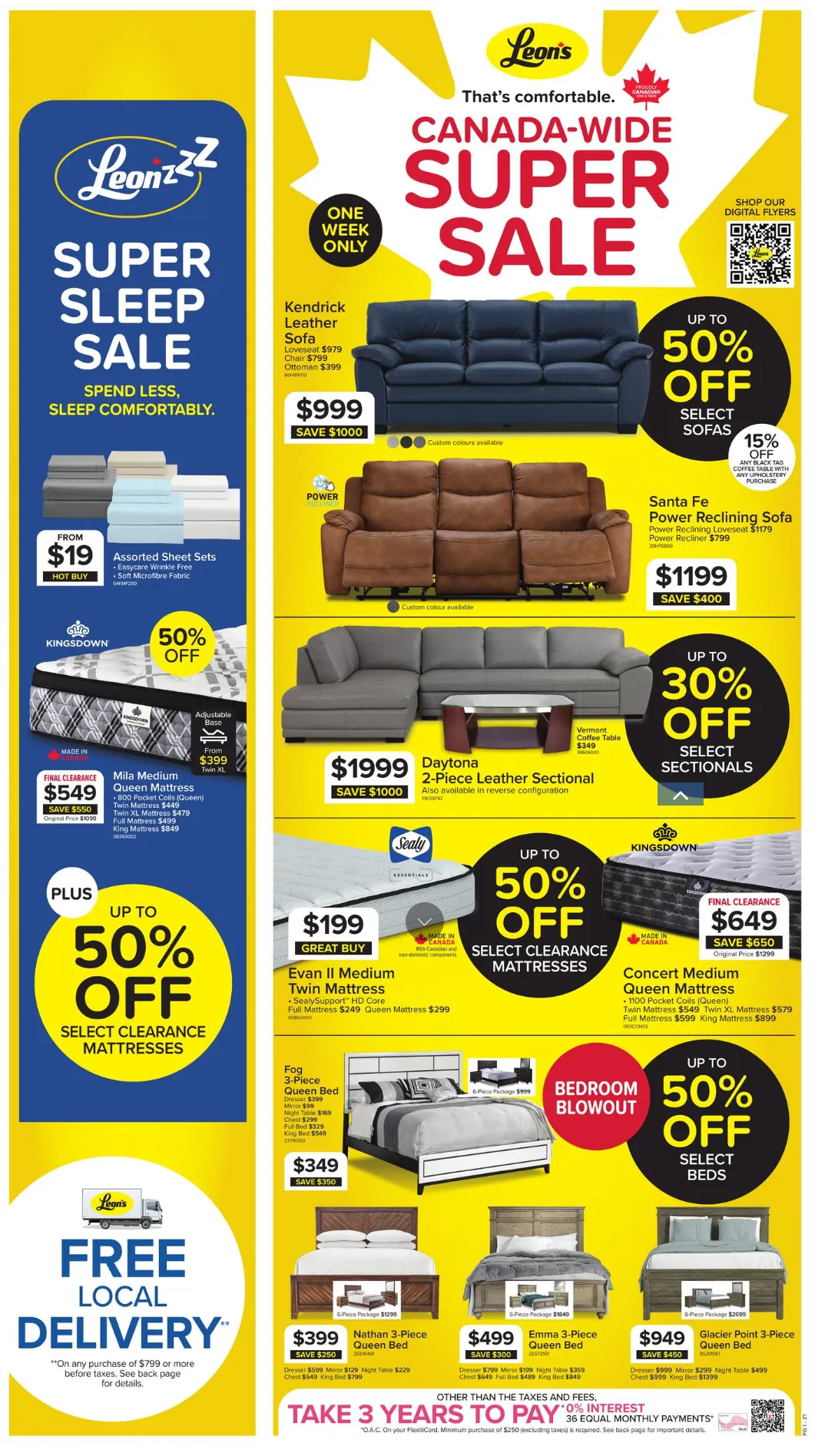 Leon's Sales from April 9 to April 15 2026 - flyer page 1