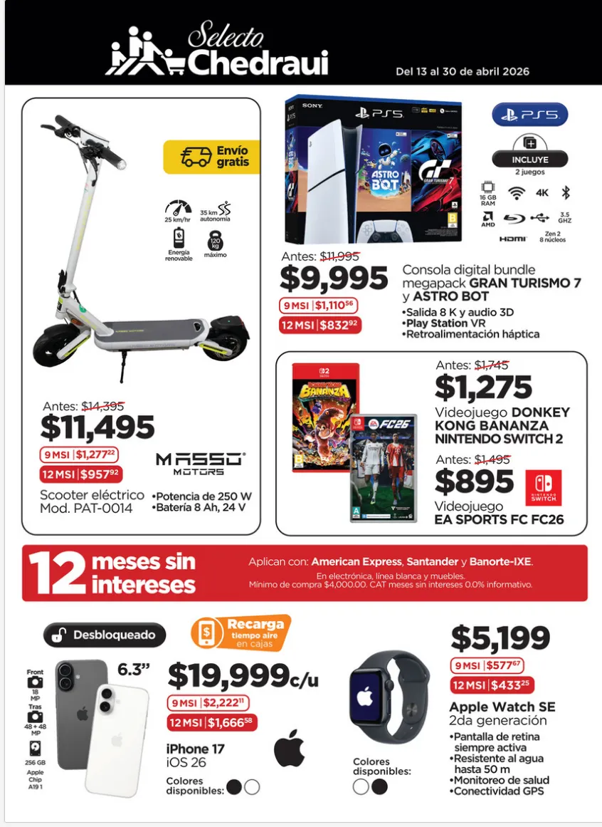 Catálogo de Chedraui Ofertas 13 de abril al 30 de abril 2026 - Pagina 