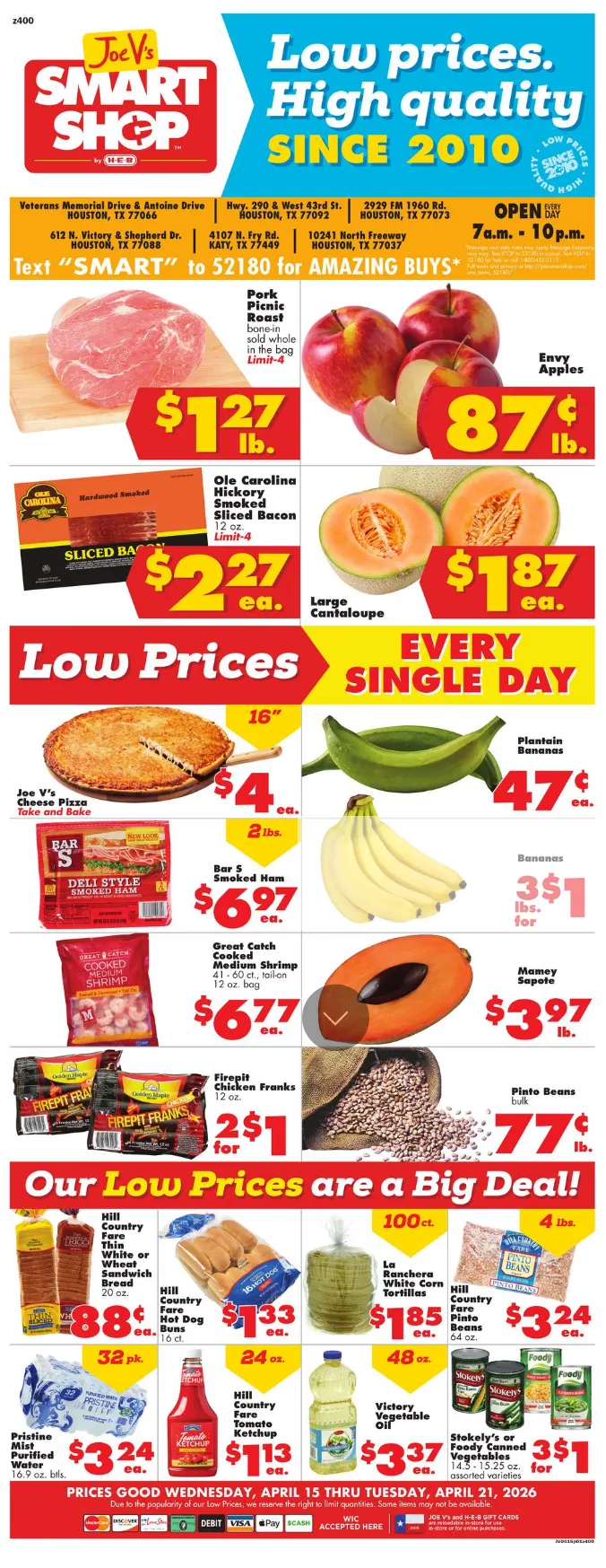 Weekly ad Joe V's Smart Shop Sales from April 15 to April 21 2026 - Page