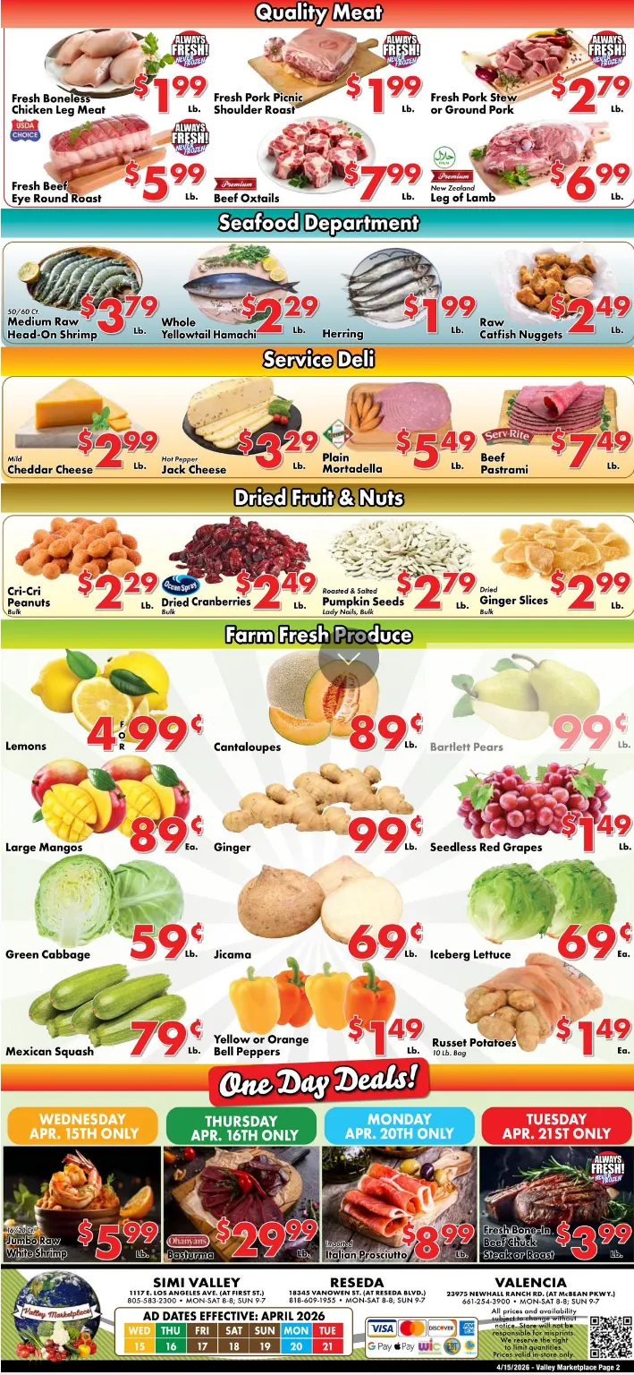 Weekly ad Valley Marketplace Sales from April 15 to April 21 2026 - Page 2