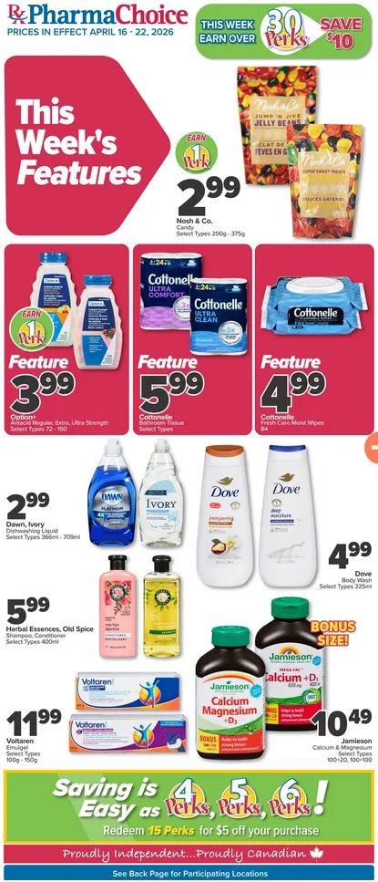 PharmaChoice Sales from April 16 to April 22 2026 - flyer page