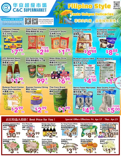  C&C Supermarket Sales from April 17 to April 23 2026 - flyer page 1