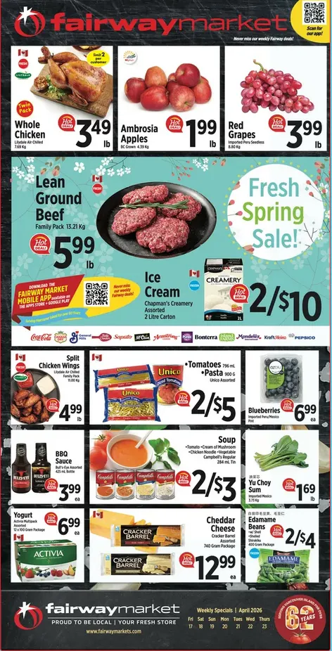 Fairway Market Canada Sales from April 17 to April 23 2026 - flyer page 1