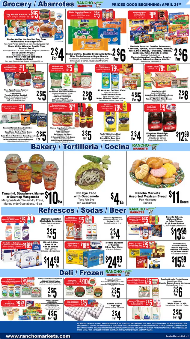 Weekly promotion Rancho Markets Sales spanning from April 21 to April 27 2026 - Page 5 for Catalogue 365