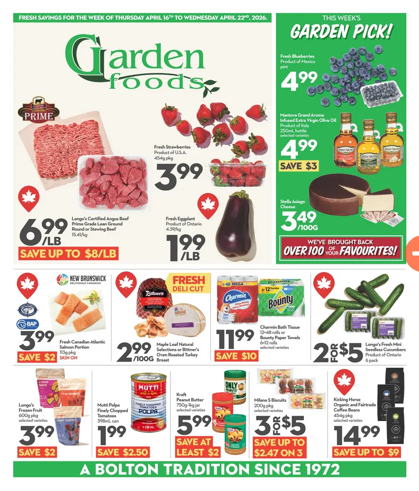 Garden Foods Sales from April 16 to April 22 2026 - flyer page 1