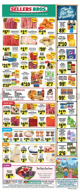 Weekly ad  Sellers Bros Sales from April 22 to April 28 2026 - Page 