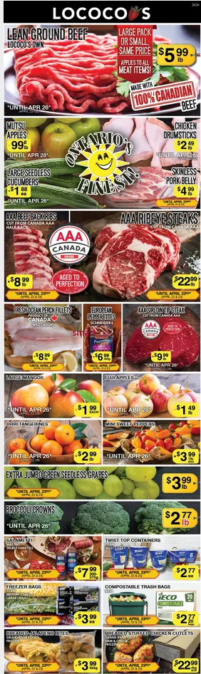 Lococo’s Sales from April 22 to April 26 2026 - flyer page 1