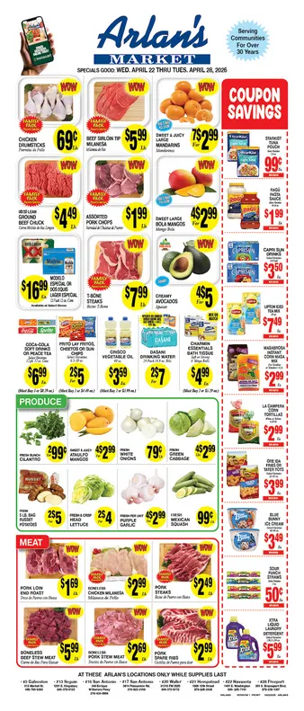 Weekly ad  Arlan's Market Sales from April 22 to April 28 2026 - Page 