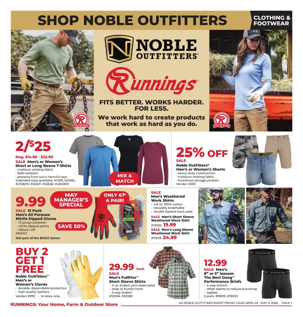 Weekly ad Runnings Sales from April 23 to May 3 2026 - Page 