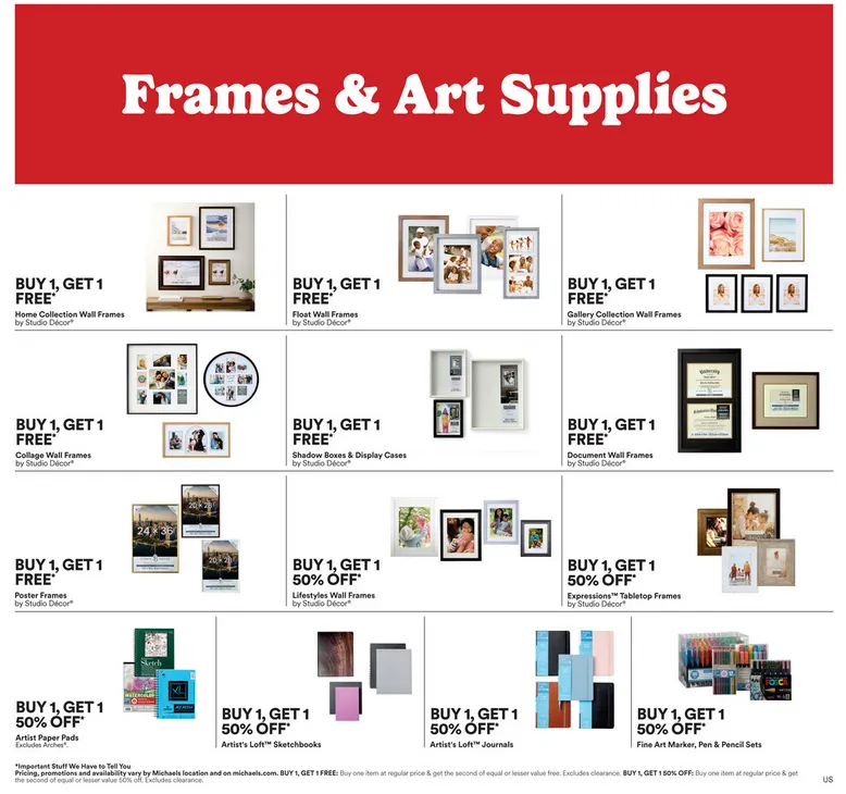 Weekly promotion Michaels Sales spanning from April 19 to April 25 2026 - Page 6 for Catalogue 365