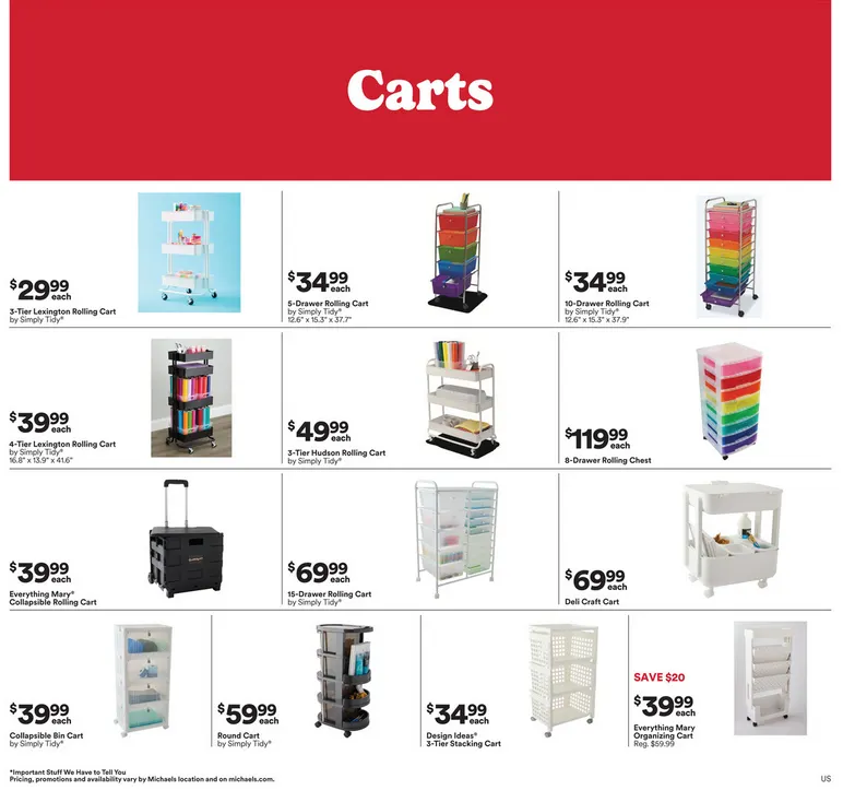 Weekly promotion Michaels Sales spanning from April 19 to April 25 2026 - Page 3 for Catalogue 365