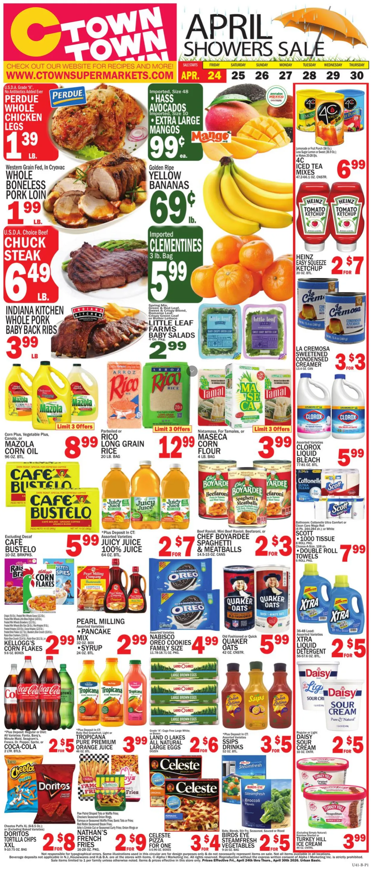 Weekly ad C-Town Sales from April 24 to April 30 2026 - Page 1