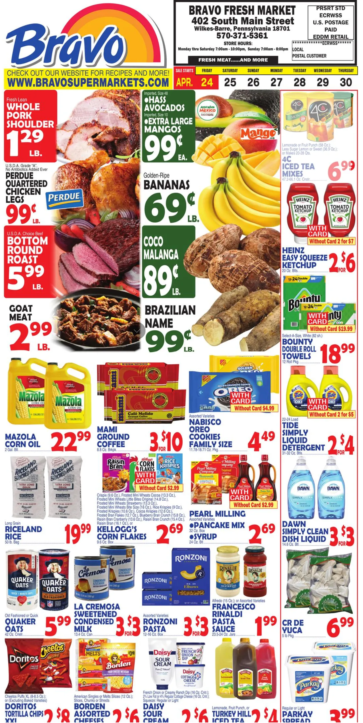 Weekly ad  Bravo Supermarkets Sales from April 24 to April 30 2026 - Page 