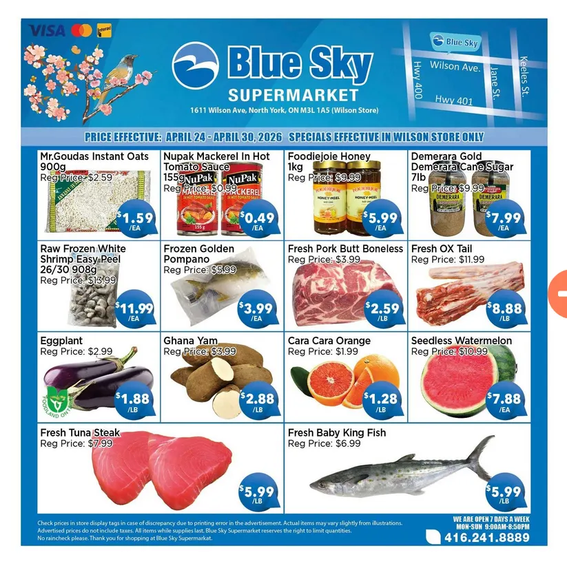  Blue Sky Supermarket Sales from April 24 to April 30 2026 - flyer page 1