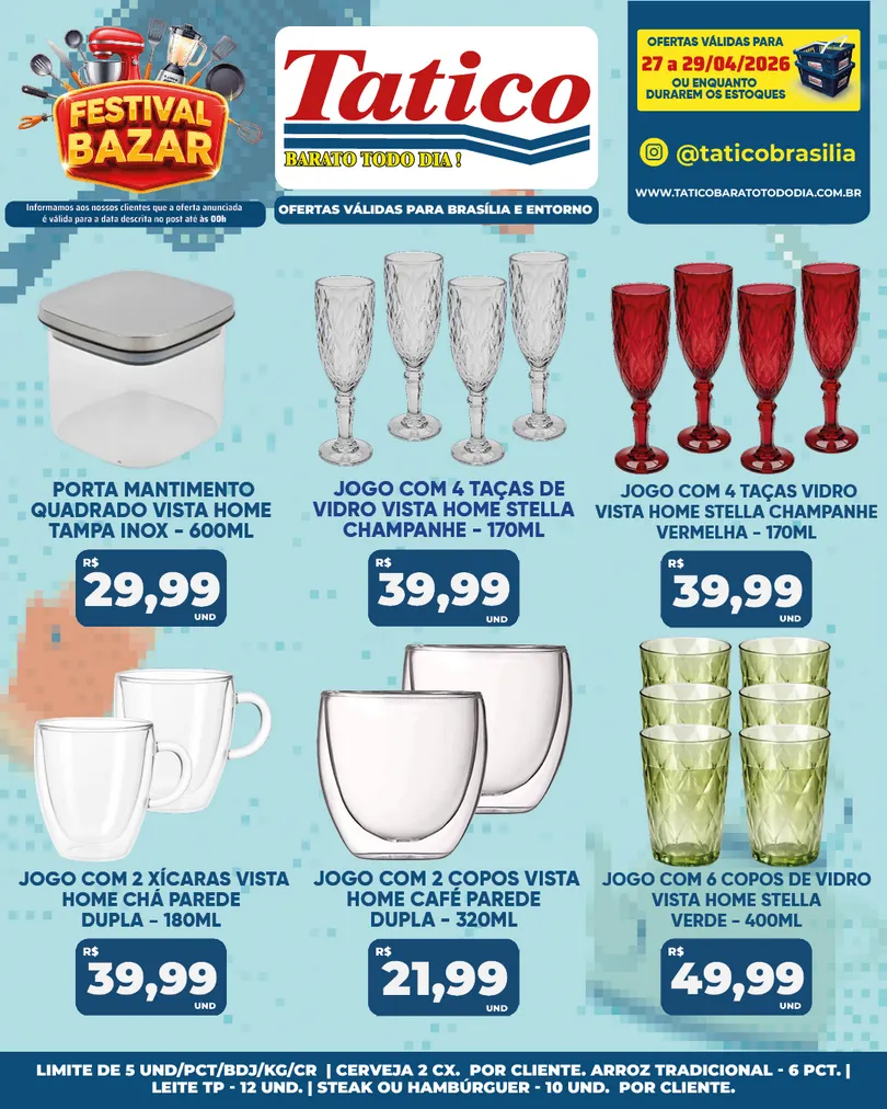 Encarte de  TATICO Ofertas 27 de abril até 29 de abril 2026 - Pagina 1