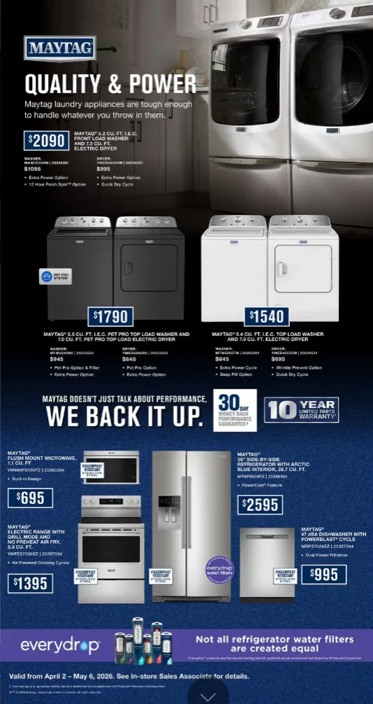 Leon's Sales from April 2 to May 6 2026 - flyer page 2