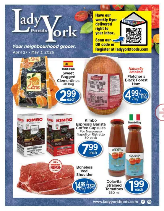 Lady York Sales from April 27 to May 3 2026 - flyer page 1