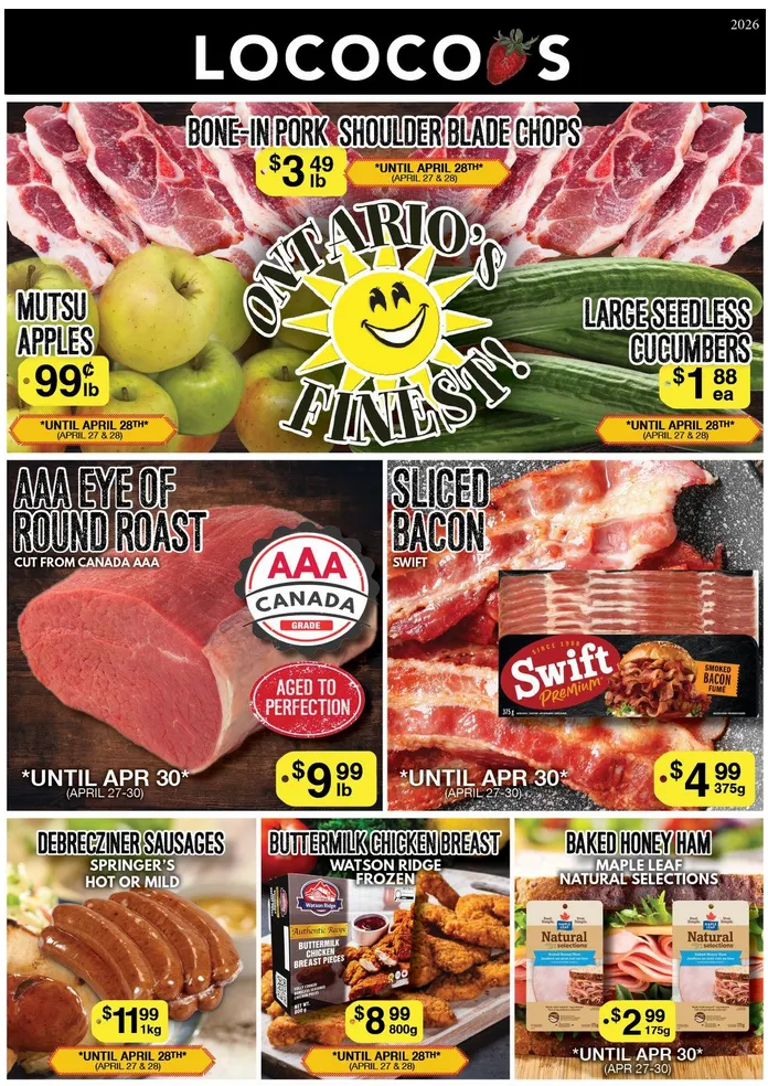  Lococo’s  Sales from April 27 to April 30 2026 - flyer page 1