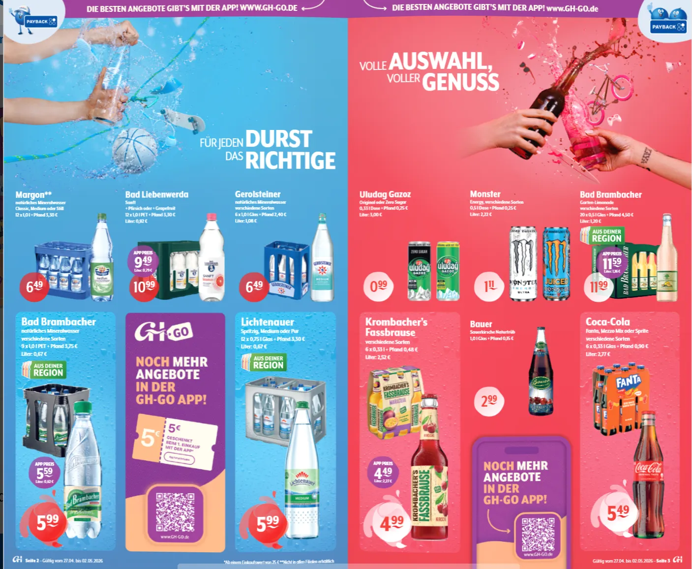 Getränke Huster Prospekte von 27. April bis 2. Mai 2026 - Prospekt seite 4