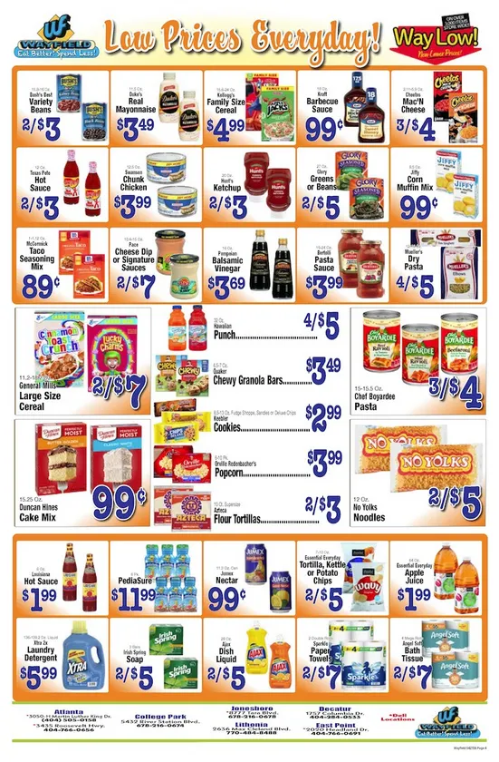 Weekly promotion Wayfield Sales spanning from April 27 to May 3 2026 - Page 2 for Catalogue 365