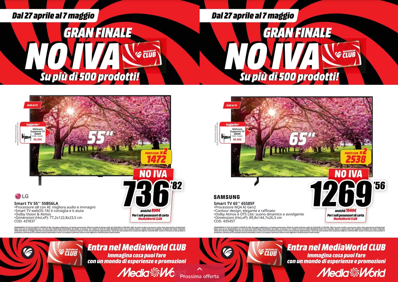  Volantini MEDIAWORLD da 27 aprile a 7 maggio di 2026 - Pagina del volantino 3