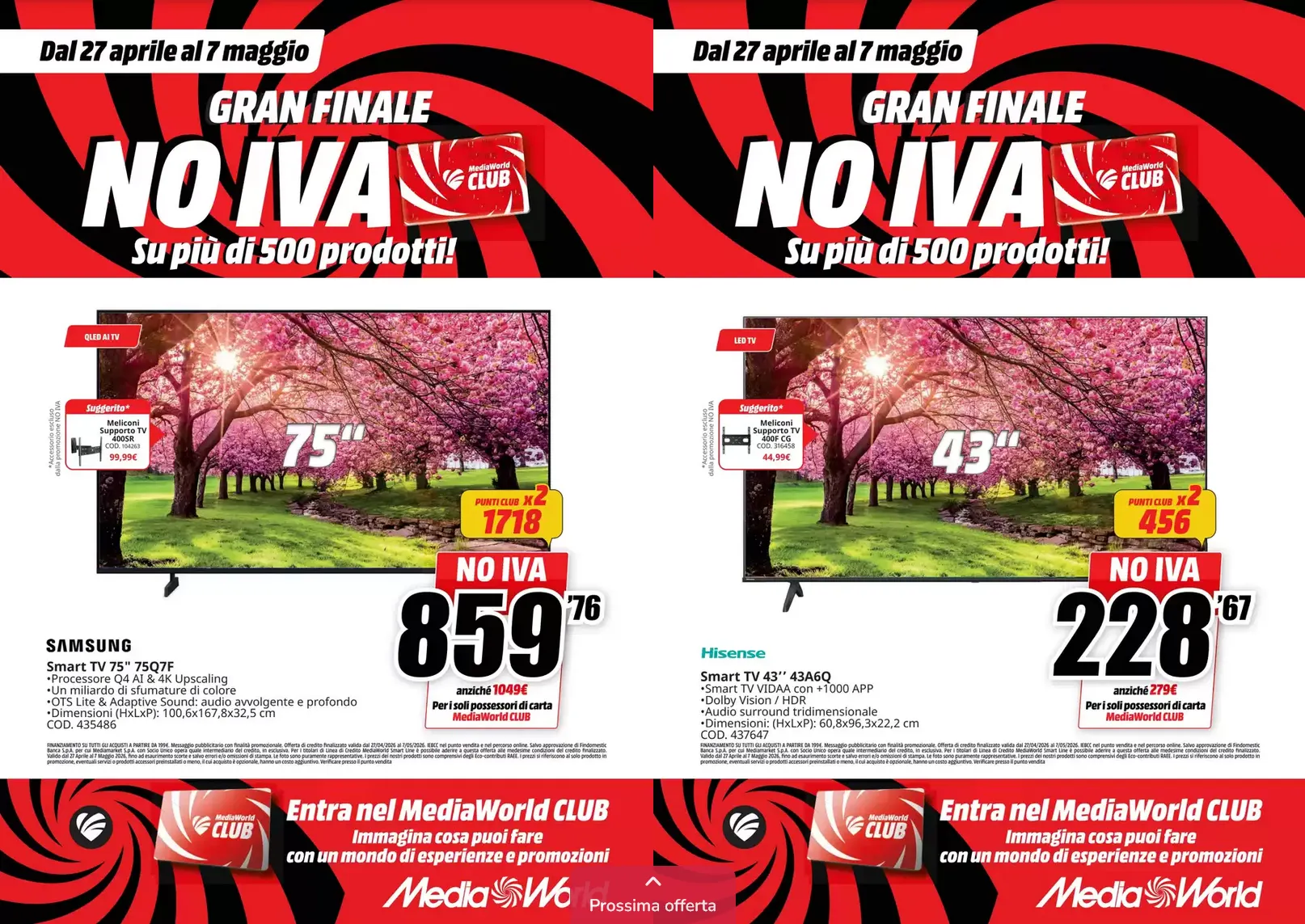  Volantini MEDIAWORLD da 27 aprile a 7 maggio di 2026 - Pagina del volantino 2