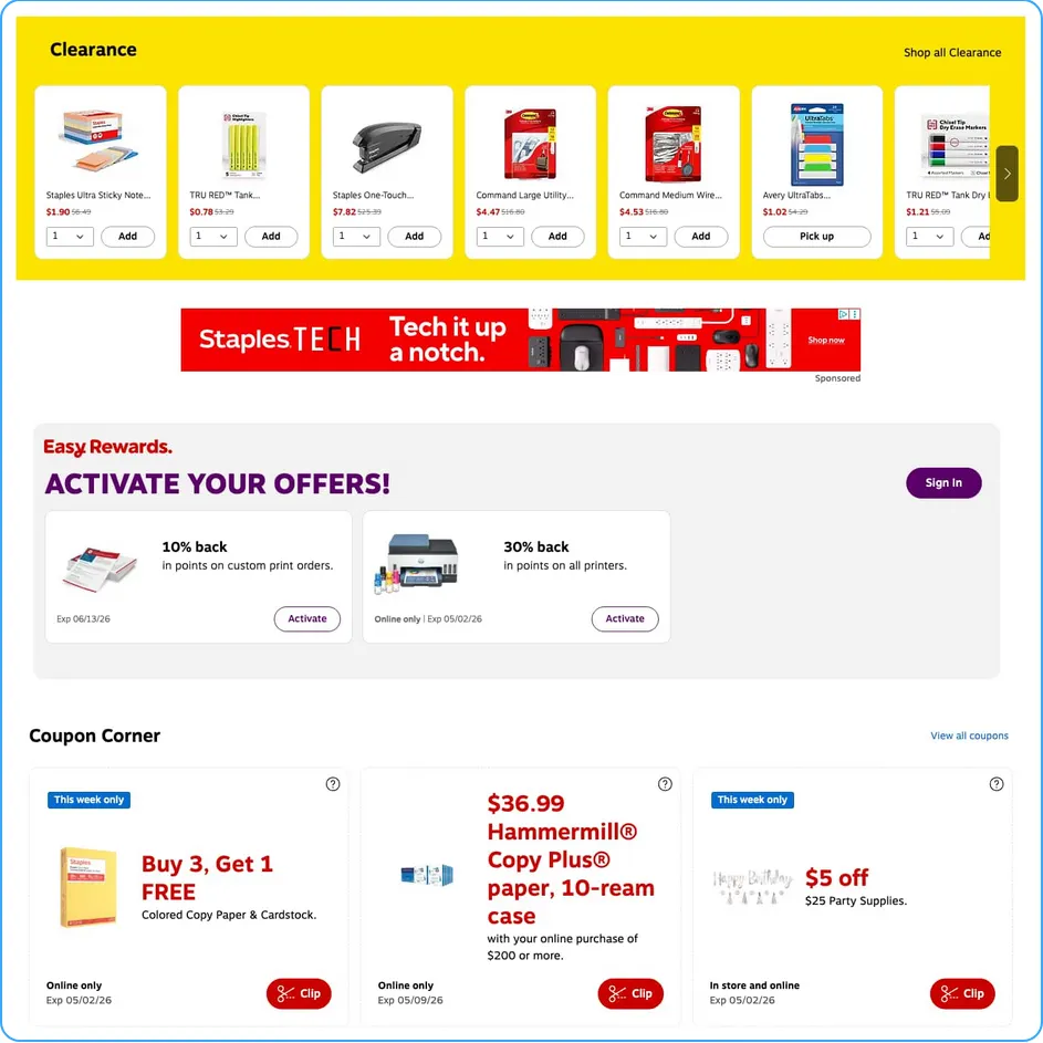 Weekly ad Staples Sales from April 26 to May 5 2026 - Page 3