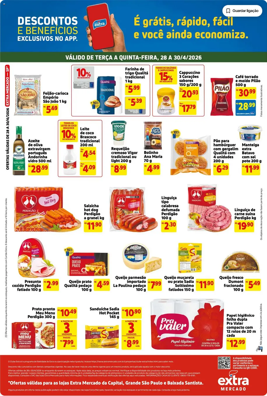 Encarte de Folhetos Extra 24 de abril até 30 de abril 2026 - Pagina 3