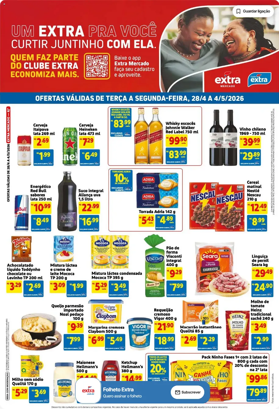Encarte de Folhetos Extra 28 de abril até 4 de maio 2026 - Pagina 