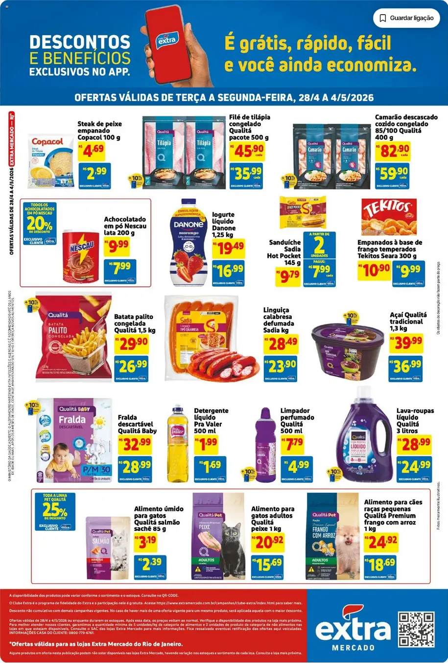 Encarte de Folhetos Extra 28 de abril até 4 de maio 2026 - Pagina 4