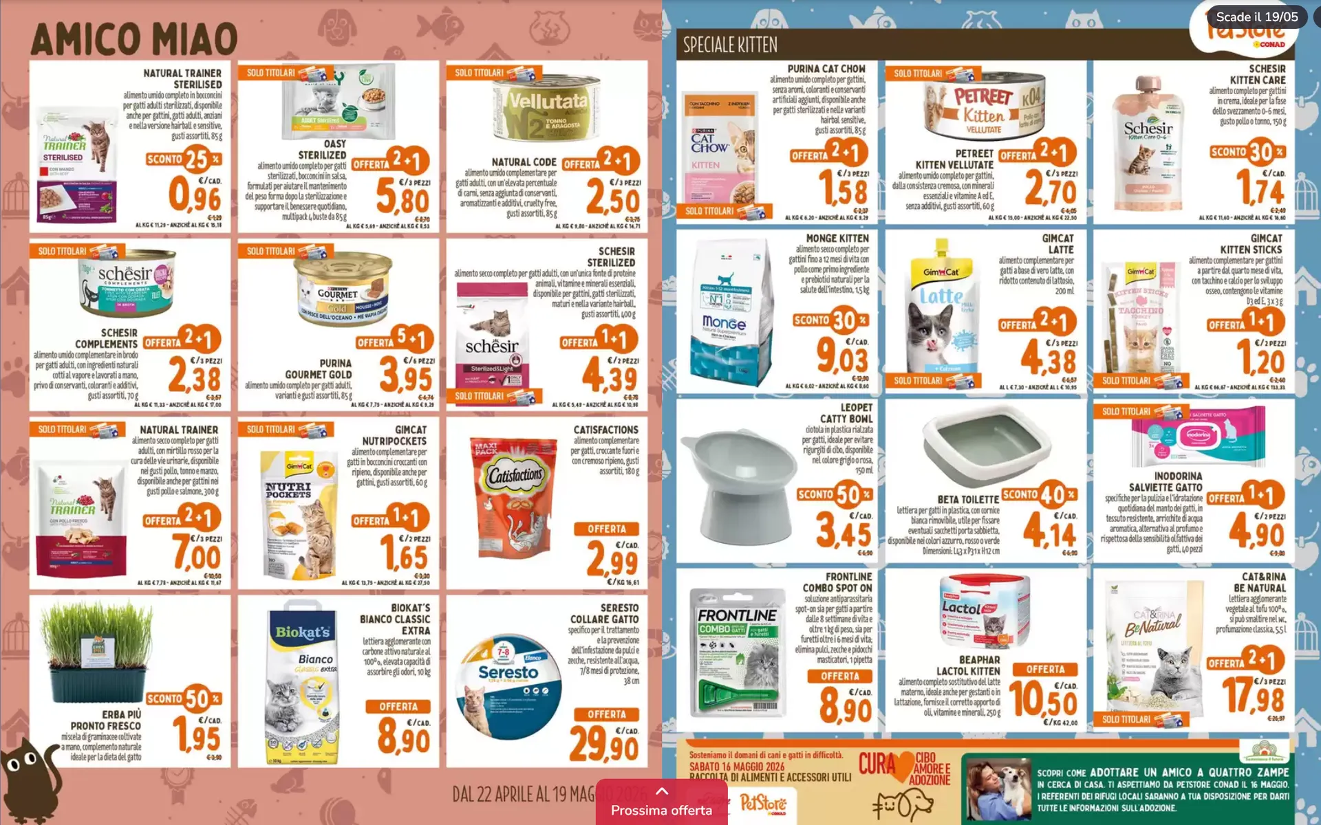 Volantini Pet Store Conad da 22 aprile a 19 maggio di 2026 - Pagina del volantino 3