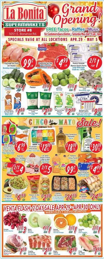 Weekly ad  La Bonita Supermarkets Sales from April 29 to May 5 2026 - Page 