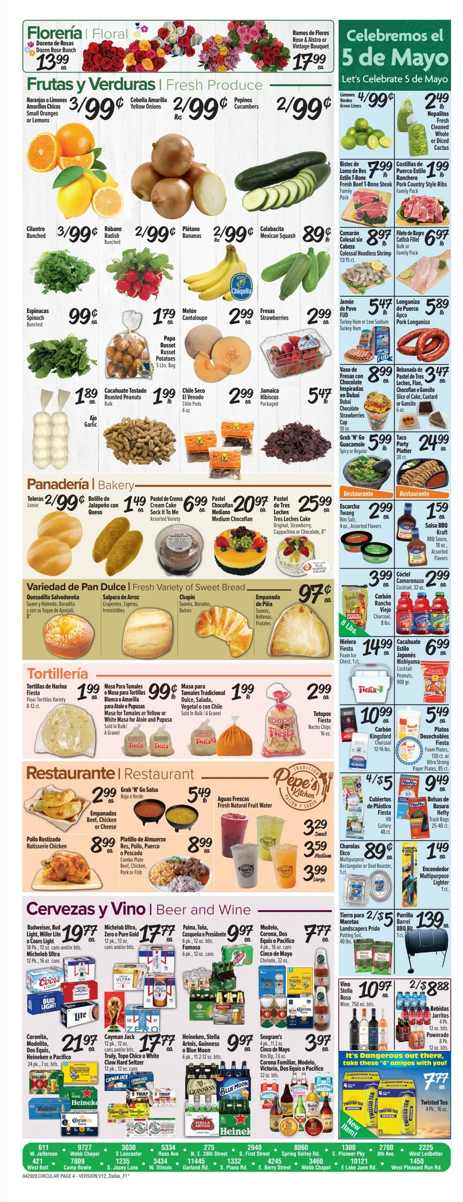 Weekly promotion  Fiesta Mart Sales spanning from April 29 to May 5 2026 - Page 4 for Catalogue 365