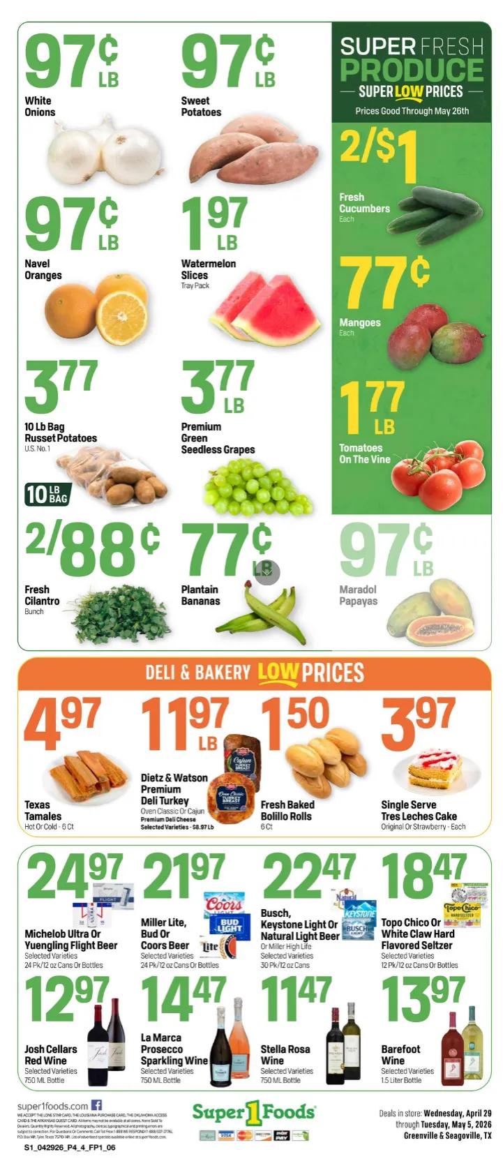 Weekly ad Super 1 Foods Sales from April 29 to May 5 2026 - Page 2