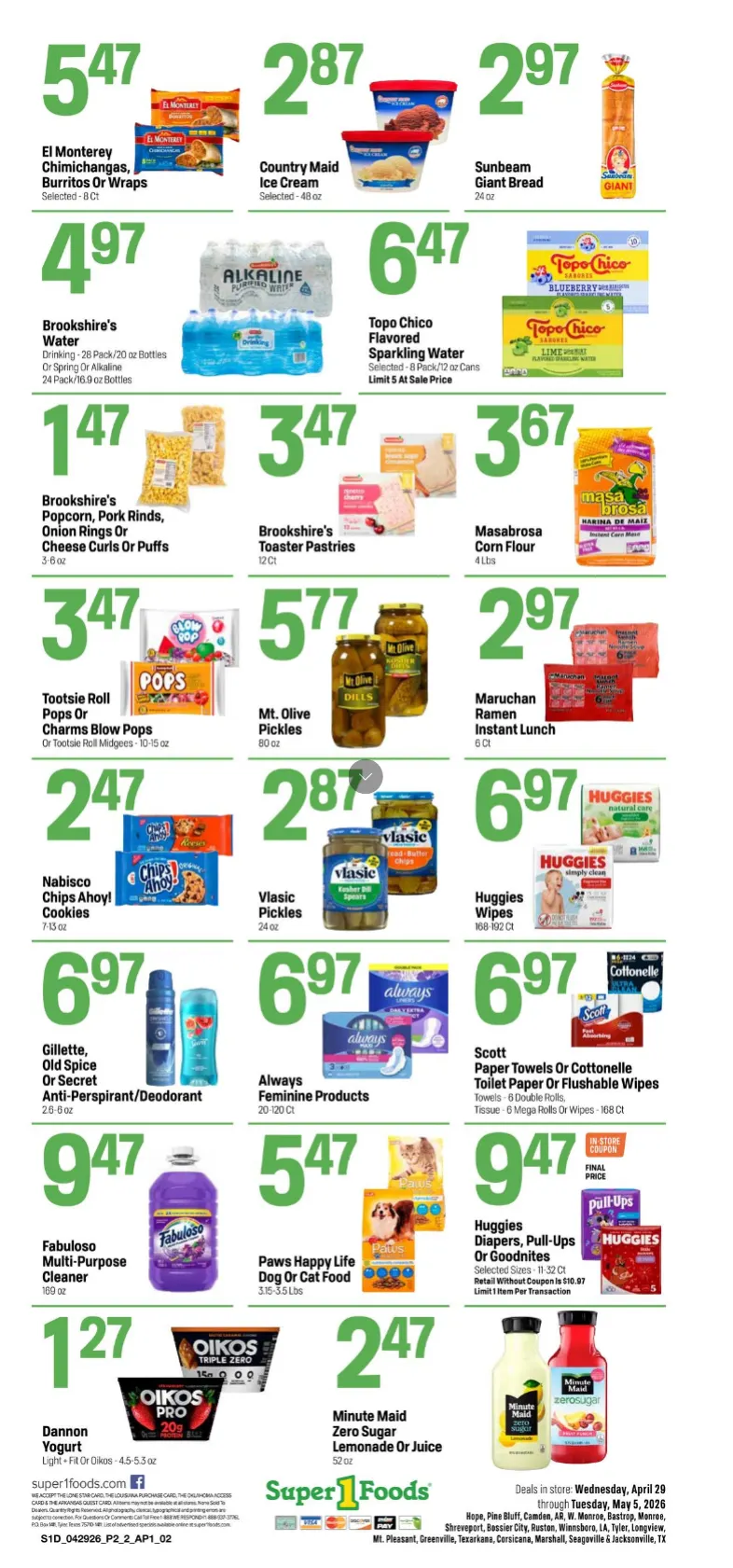Weekly ad Super 1 Foods Sales from April 29 to May 5 2026 - Page 2
