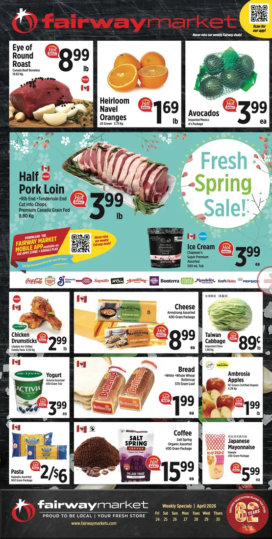 Fairway Market Canada Sales from April 29 to April 30 2026 - flyer page 