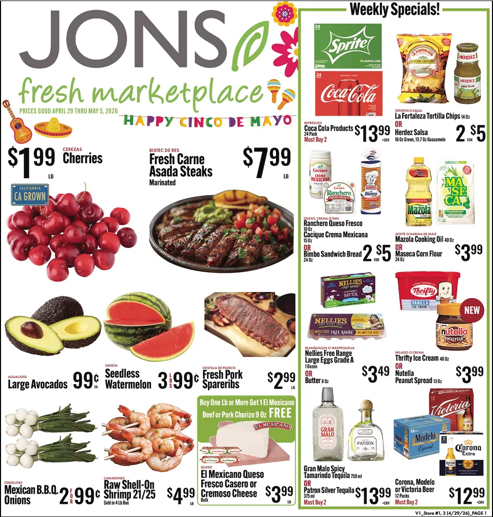Weekly ad  Jons International Sales from April 29 to May 5 2026 - Page 
