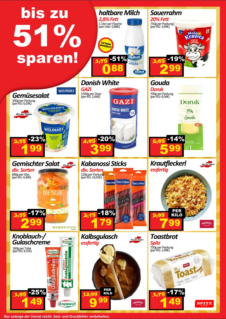 Wurstico Prospekte von 29. April bis 6. Mai 2026 - Flugblätt seite  3