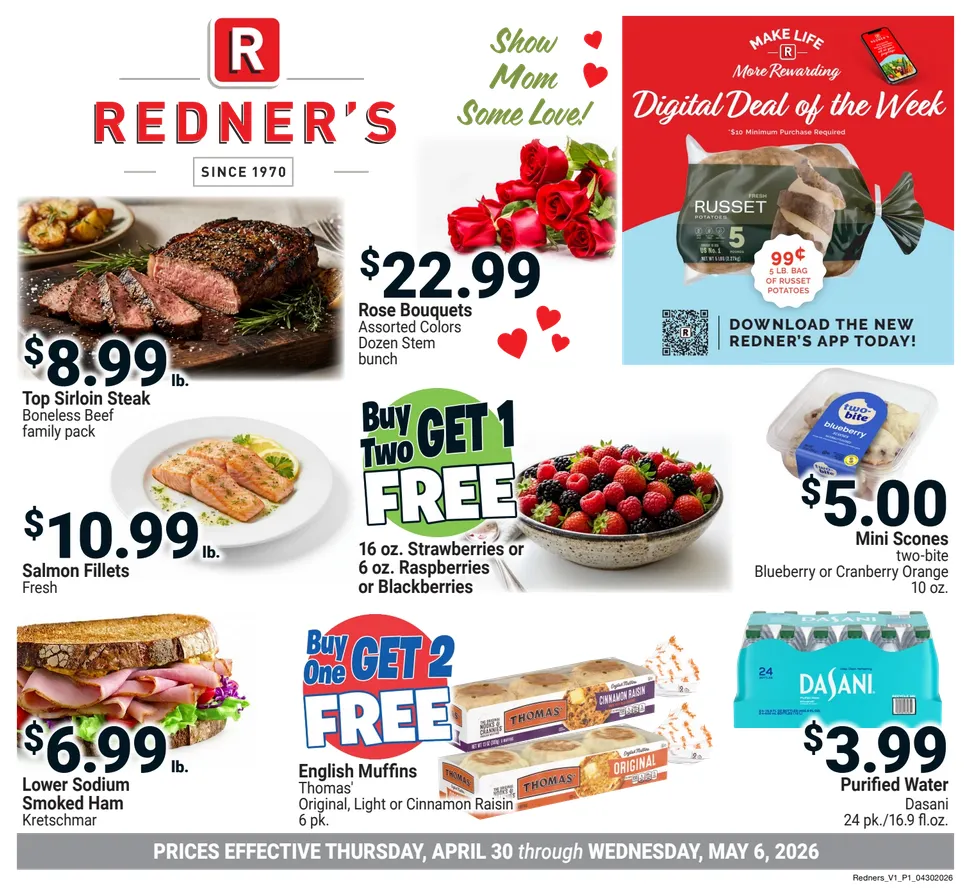 Weekly ad Redner's Market Sales from April 30 to May 6 2026 - Page 