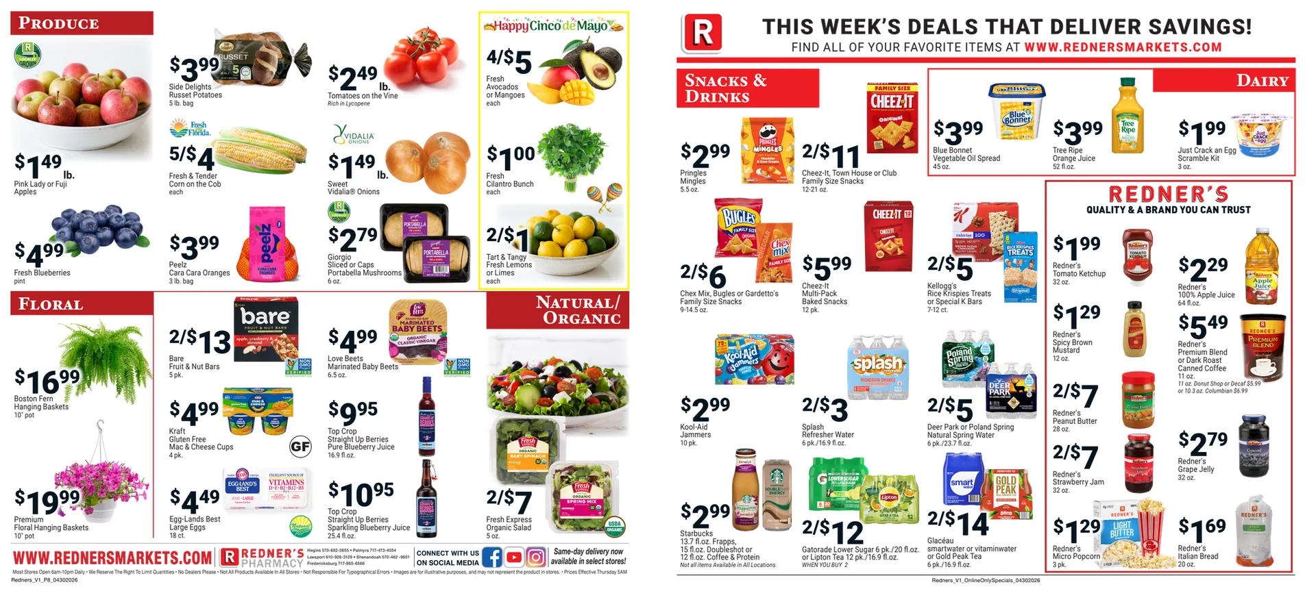 Weekly ad Redner's Market Sales from April 30 to May 6 2026 - Page 2