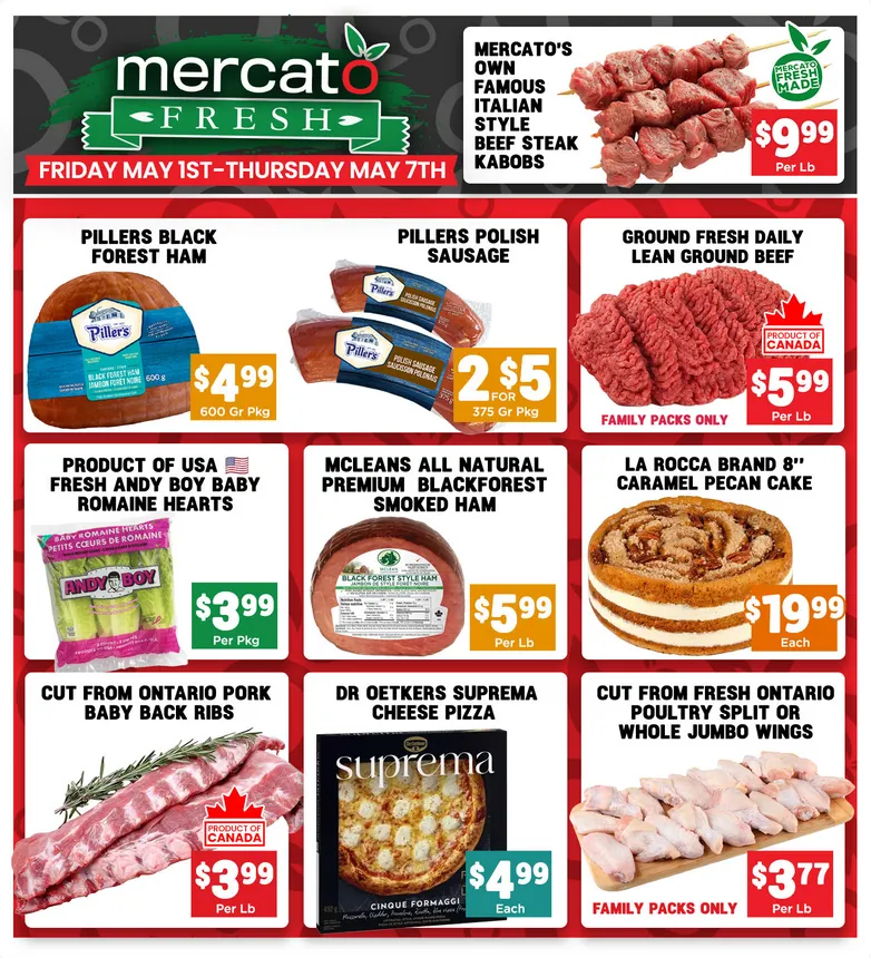 Mercato Fresh Sales from May 1 to May 7 2026 - flyer page 1