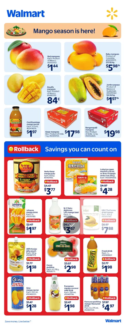  Walmart Sales from April 23 to May 6 2026 - flyer page 1