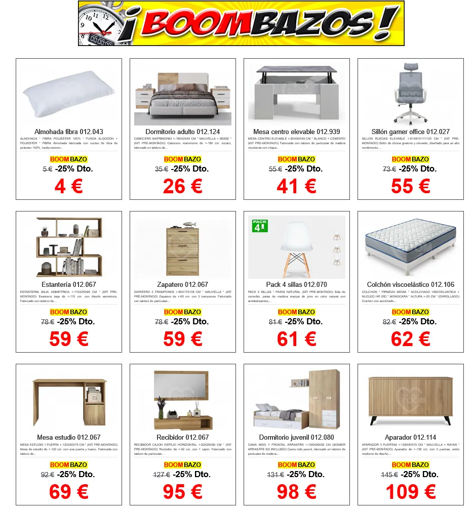 Catálogo de Ofertas Muebles BOOM 4 de mayo al 9 de mayo 2026 - Página 